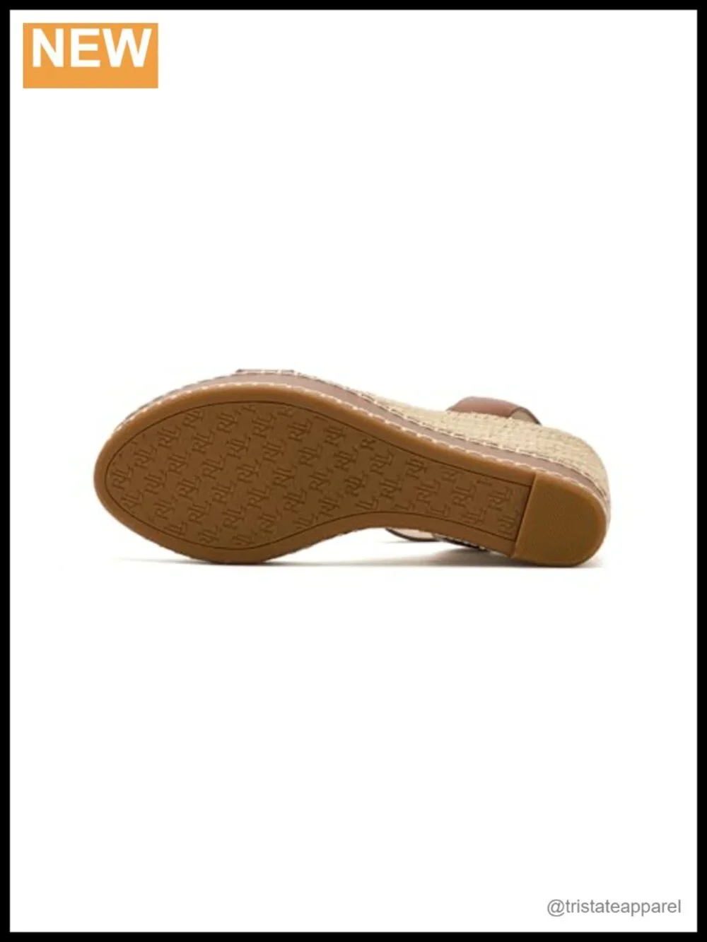 Hilarie Leather Espadrille Wedge Heel Ankle Strap Sandal